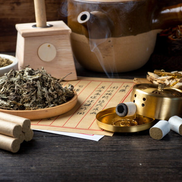 Background of moxibustion and Chinese herbal medicine