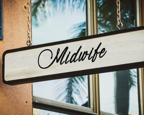 Street Sign to Midwife